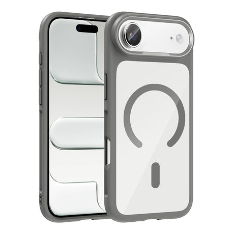 Apple iPhone 17 Air Kılıf M-Safe Şarj Özellikli Metal Kamera Çerçeveli Zore Tiko Kapak