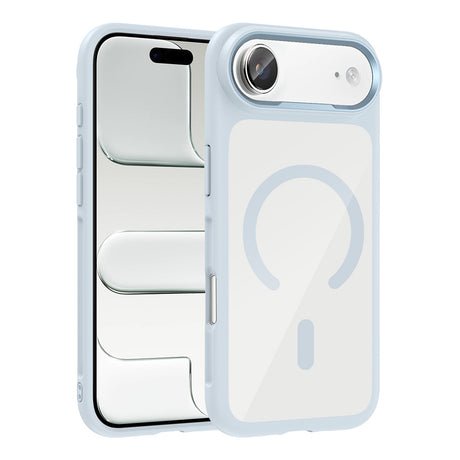 Apple iPhone 17 Air Kılıf M-Safe Şarj Özellikli Metal Kamera Çerçeveli Zore Tiko Kapak