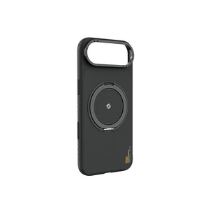 Apple iPhone 17 Air Kılıf M-safe Şarj Özellikli Metal Standlı Lenyes CK225 Kevlar Kapak