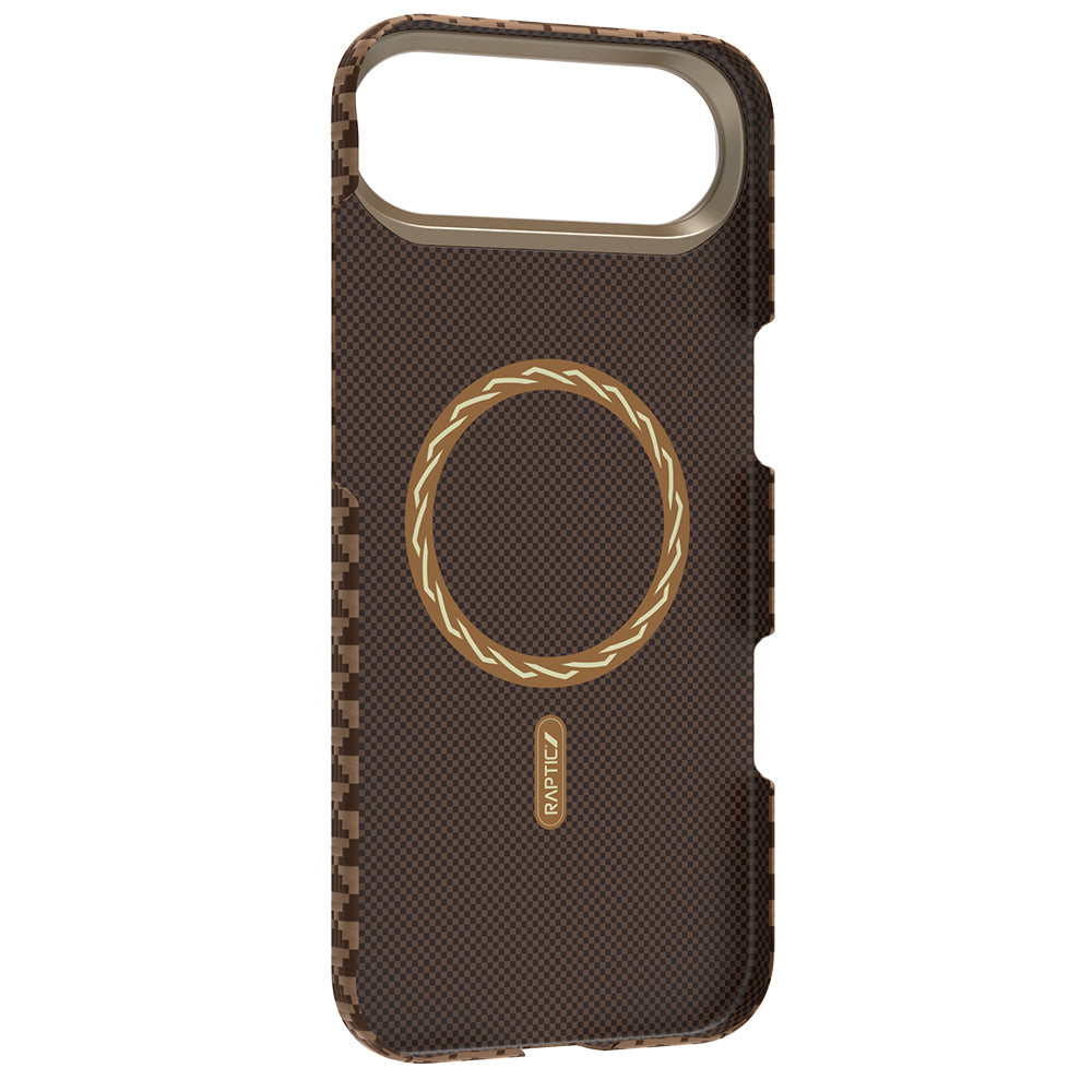 Apple iPhone 17 Air Kılıf M-safe Şarj Özellikli Raptic Aramid Skin Origin Serisi Kapak