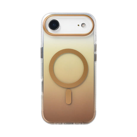 Apple iPhone 17 Air Kılıf M-safe Şarj Özellikli Transparan Renk Geçişli Zore Toros Kapak