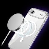 Apple iPhone 17 Air Kılıf M-safe Şarj Özellikli Transparan Sert PC Wlons Pita Kapak