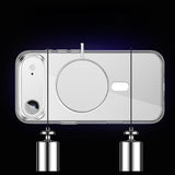 Apple iPhone 17 Air Kılıf M-safe Şarj Özellikli Transparan Sert PC Wlons Pita Kapak