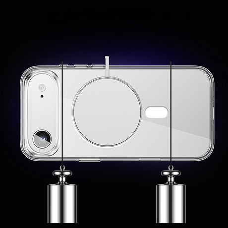Apple iPhone 17 Air Kılıf M-safe Şarj Özellikli Transparan Sert PC Wlons Pita Kapak