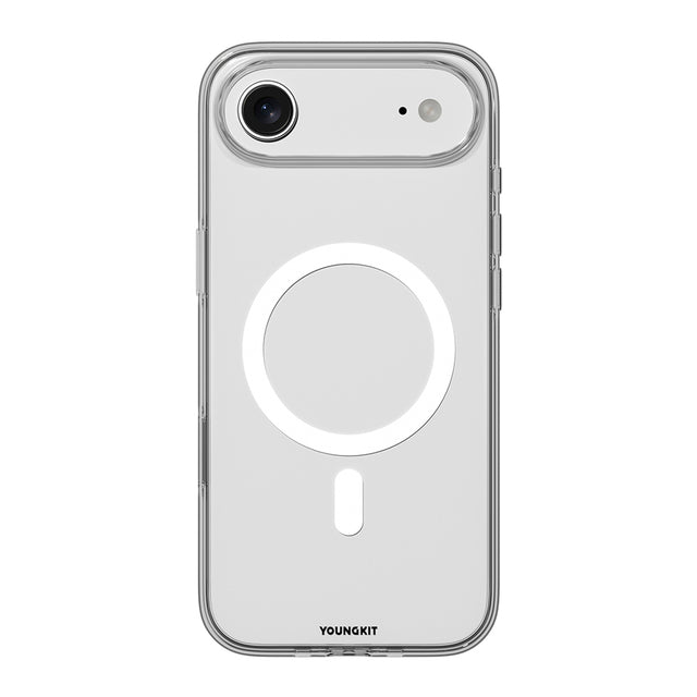 Apple iPhone 17 Air Kılıf M-safe Şarj Özellikli Youngkit Clear Serisi Kapak