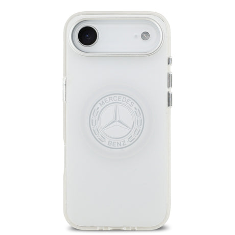 Apple iPhone 17 Air Kılıf Mercedes Benz Orjinal Lisanslı M-safe Şarj Özellikli Buzlu PC Nostaljik Yıldız Dizayn Kapak