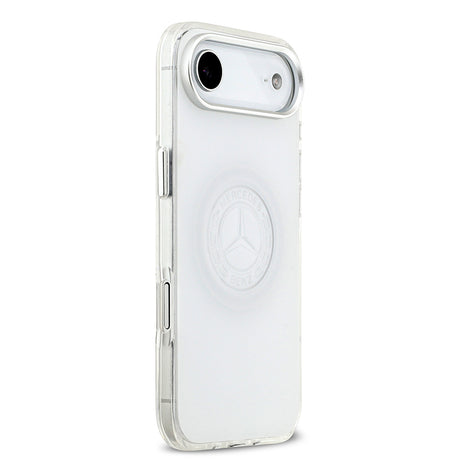 Apple iPhone 17 Air Kılıf Mercedes Benz Orjinal Lisanslı M-safe Şarj Özellikli Buzlu PC Nostaljik Yıldız Dizayn Kapak