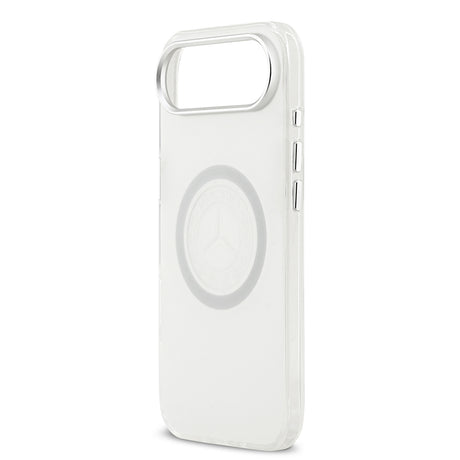 Apple iPhone 17 Air Kılıf Mercedes Benz Orjinal Lisanslı M-safe Şarj Özellikli Buzlu PC Nostaljik Yıldız Dizayn Kapak