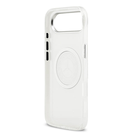 Apple iPhone 17 Air Kılıf Mercedes Benz Orjinal Lisanslı M-safe Şarj Özellikli Buzlu PC Nostaljik Yıldız Dizayn Kapak