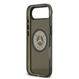 Apple iPhone 17 Air Kılıf Mercedes Benz Orjinal Lisanslı M-safe Şarj Özellikli Buzlu PC Nostaljik Yıldız Dizayn Kapak