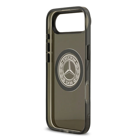 Apple iPhone 17 Air Kılıf Mercedes Benz Orjinal Lisanslı M-safe Şarj Özellikli Buzlu PC Nostaljik Yıldız Dizayn Kapak