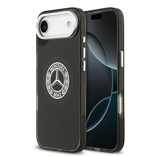 Apple iPhone 17 Air Kılıf Mercedes Benz Orjinal Lisanslı M-safe Şarj Özellikli Çift Katmanlı PC Nostaljik Yıldız Dizayn Kapak