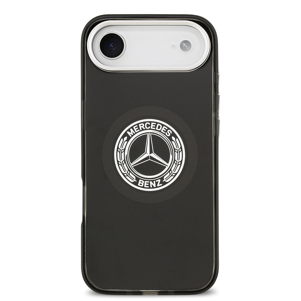 Apple iPhone 17 Air Kılıf Mercedes Benz Orjinal Lisanslı M-safe Şarj Özellikli Çift Katmanlı PC Nostaljik Yıldız Dizayn Kapak