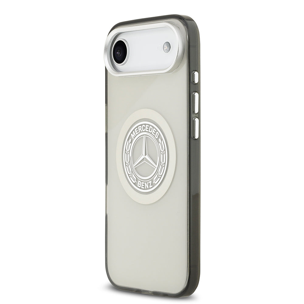Apple iPhone 17 Air Kılıf Mercedes Benz Orjinal Lisanslı M-safe Şarj Özellikli Çift Katmanlı PC Nostaljik Yıldız Dizayn Kapak