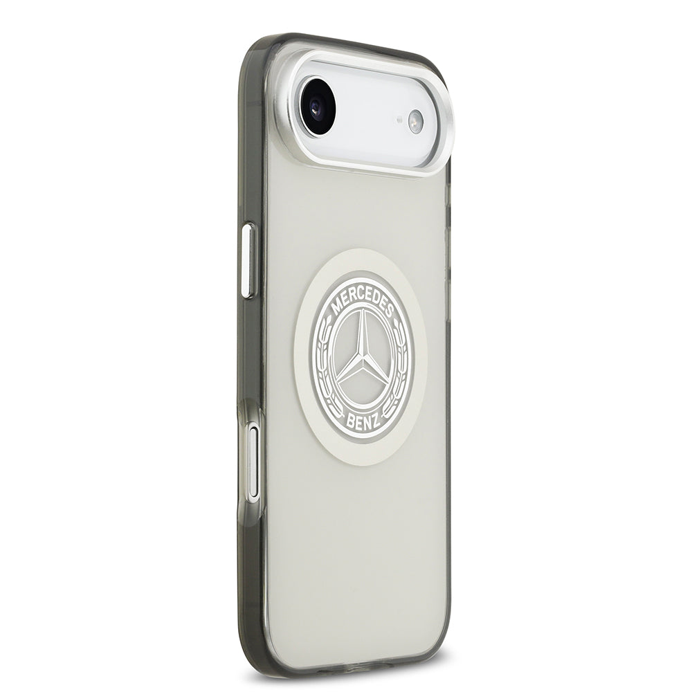 Apple iPhone 17 Air Kılıf Mercedes Benz Orjinal Lisanslı M-safe Şarj Özellikli Çift Katmanlı PC Nostaljik Yıldız Dizayn Kapak