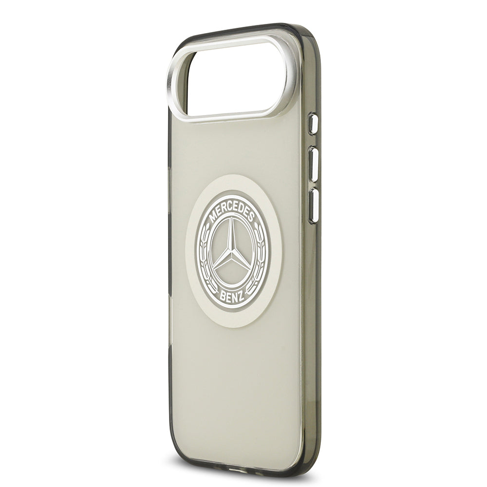 Apple iPhone 17 Air Kılıf Mercedes Benz Orjinal Lisanslı M-safe Şarj Özellikli Çift Katmanlı PC Nostaljik Yıldız Dizayn Kapak