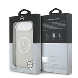 Apple iPhone 17 Air Kılıf Mercedes Benz Orjinal Lisanslı M-safe Şarj Özellikli Çift Katmanlı PC Nostaljik Yıldız Dizayn Kapak