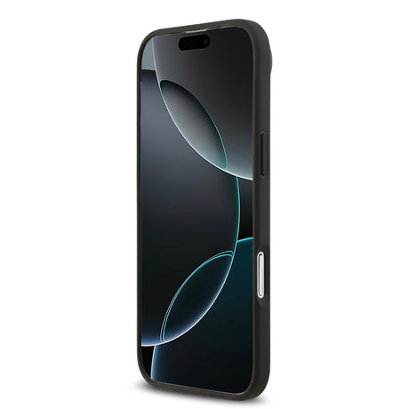 Apple iPhone 17 Air Kılıf Mercedes Benz Orjinal Lisanslı M-safe Şarj Özellikli Dokulu Desenli Deri Kapak