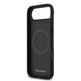 Apple iPhone 17 Air Kılıf Mercedes Benz Orjinal Lisanslı M-safe Şarj Özellikli Hakiki Deri Nostaljik Yıldız Dizayn Kapak