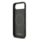 Apple iPhone 17 Air Kılıf Mercedes Benz Orjinal Lisanslı M-safe Şarj Özellikli Hakiki Deri Nostaljik Yıldız Dizayn Kapak