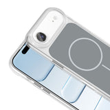 Apple iPhone 17 Air Kılıf Metal Buton Tasarımlı Zore İkonik Sert Silikon Kapak