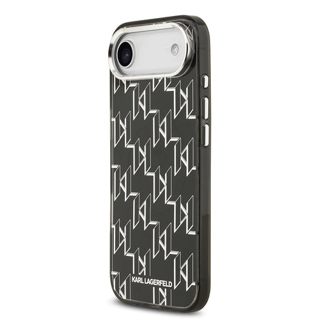 Apple iPhone 17 Air Kılıf Orjinal Lisanslı M-safe Şarj Özellikli Karl Lagerfeld IML Baskılı Monogram Dizayn Kapak