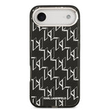 Apple iPhone 17 Air Kılıf Orjinal Lisanslı M-safe Şarj Özellikli Karl Lagerfeld IML Baskılı Monogram Dizayn Kapak