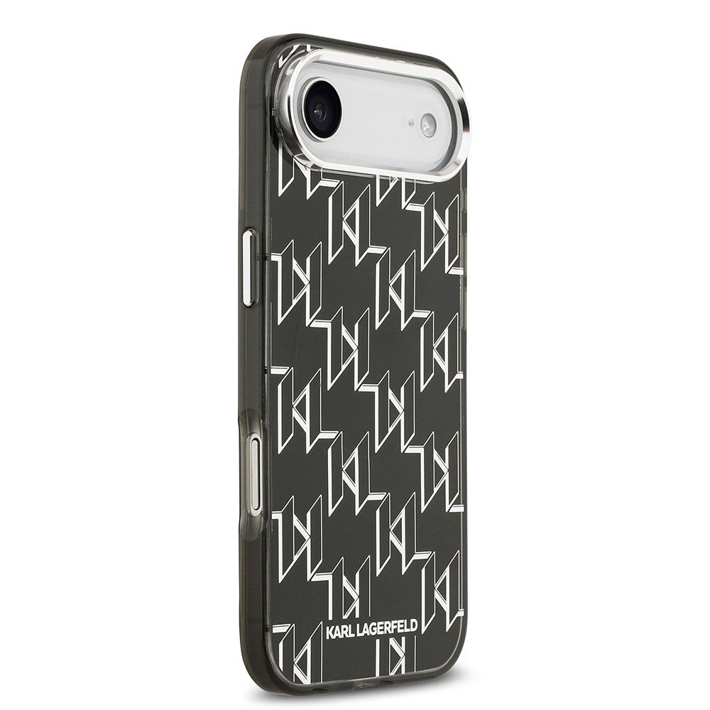 Apple iPhone 17 Air Kılıf Orjinal Lisanslı M-safe Şarj Özellikli Karl Lagerfeld IML Baskılı Monogram Dizayn Kapak