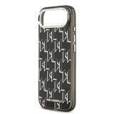 Apple iPhone 17 Air Kılıf Orjinal Lisanslı M-safe Şarj Özellikli Karl Lagerfeld IML Baskılı Monogram Dizayn Kapak