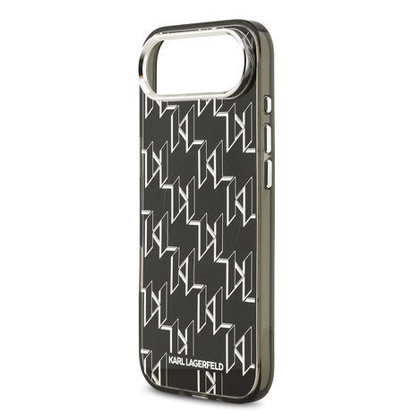 Apple iPhone 17 Air Kılıf Orjinal Lisanslı M-safe Şarj Özellikli Karl Lagerfeld IML Baskılı Monogram Dizayn Kapak