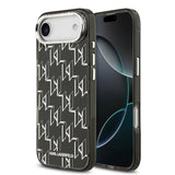 Apple iPhone 17 Air Kılıf Orjinal Lisanslı M-safe Şarj Özellikli Karl Lagerfeld IML Baskılı Monogram Dizayn Kapak