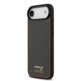 Apple iPhone 17 Air Kılıf Redbull Orjinal Lisanslı M-safe Şarj Özellikli Karbon Fiber Parlayan Logolu Kevlar Kapak