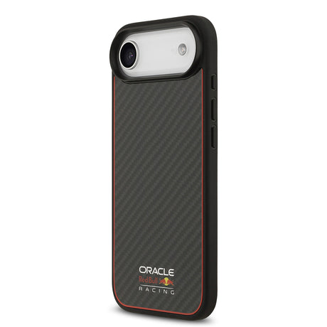 Apple iPhone 17 Air Kılıf Redbull Orjinal Lisanslı M-safe Şarj Özellikli Karbon Fiber Parlayan Logolu Kevlar Kapak