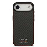 Apple iPhone 17 Air Kılıf Redbull Orjinal Lisanslı M-safe Şarj Özellikli Karbon Fiber Parlayan Logolu Kevlar Kapak