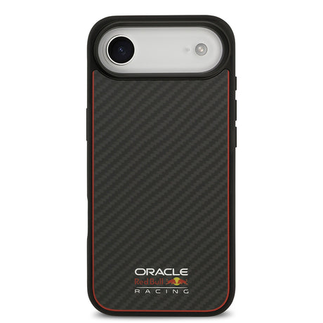 Apple iPhone 17 Air Kılıf Redbull Orjinal Lisanslı M-safe Şarj Özellikli Karbon Fiber Parlayan Logolu Kevlar Kapak