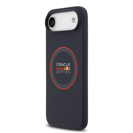 Apple iPhone 17 Air Kılıf Redbull Orjinal Lisanslı M-safe Şarj Özellikli Kırmızı Halka ve Logo Silikon Kapak