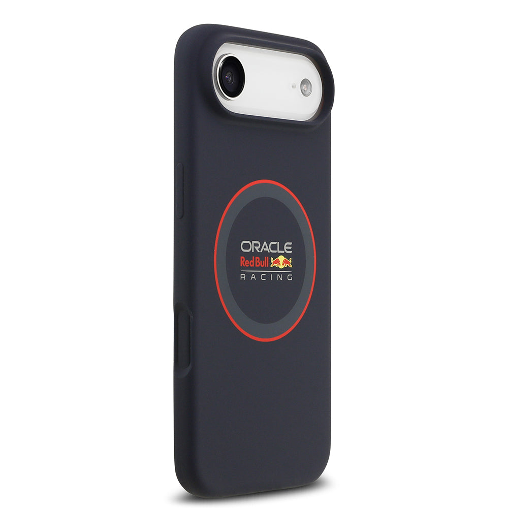 Apple iPhone 17 Air Kılıf Redbull Orjinal Lisanslı M-safe Şarj Özellikli Kırmızı Halka ve Logo Silikon Kapak
