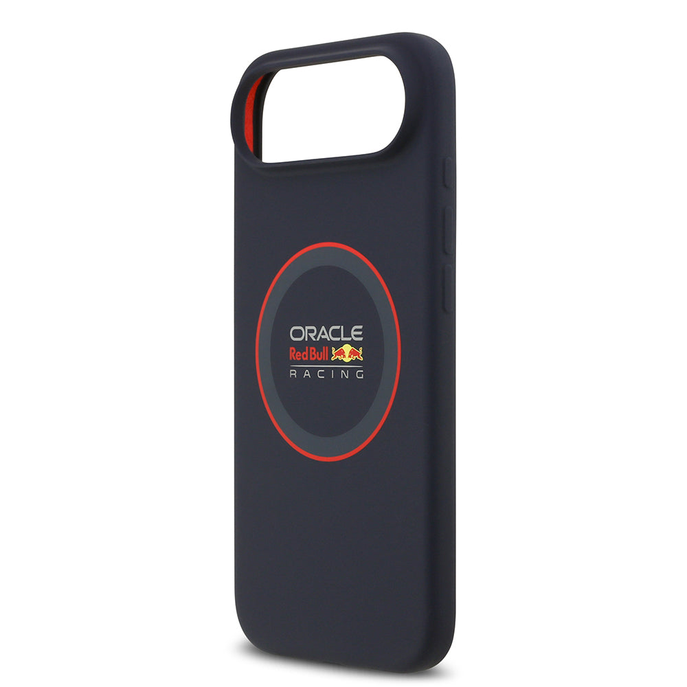 Apple iPhone 17 Air Kılıf Redbull Orjinal Lisanslı M-safe Şarj Özellikli Kırmızı Halka ve Logo Silikon Kapak