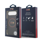 Apple iPhone 17 Air Kılıf Redbull Orjinal Lisanslı M-safe Şarj Özellikli Kırmızı Halka ve Logo Silikon Kapak