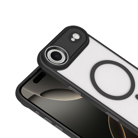 Apple iPhone 17 Air Kılıf Wireless Şarj Özellikli Zore Krom M-safe Silikon Kapak