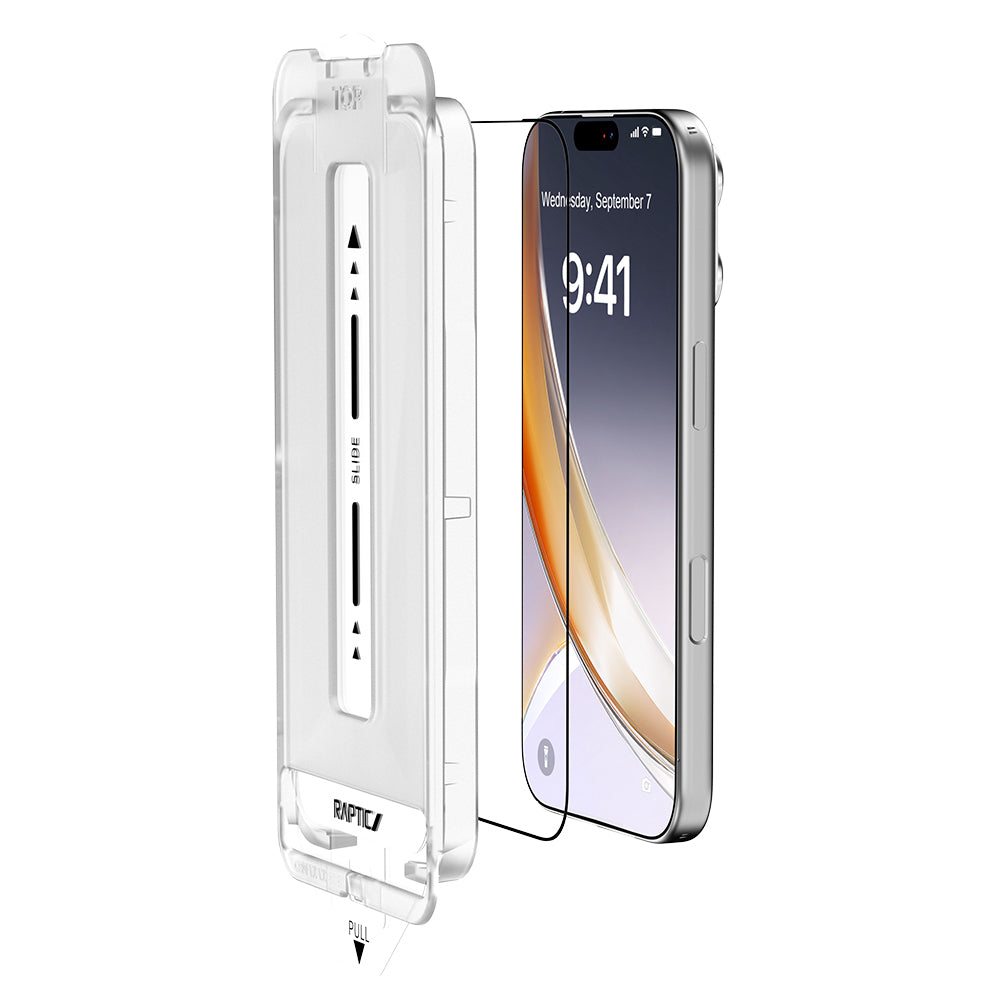 Apple iPhone 17 Air Raptic Air Glass 2.5D Ekran Koruyucu 2 Adet + Kolay Uygulama Aparatlı