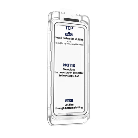 Apple iPhone 17 Air Wiwu SQ-008 Oleofobik Easy Install Darbeye Karşı Dayanıklı Temperli Cam Ekran Koruyucu + Kolay Uygulama Aparatlı