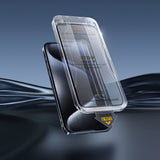 Apple iPhone 17 Air Wiwu Wi-SQ009 Easy Install iPrivacy 360° Anti-Peep Oleofobik Temperli Cam Ekran Koruyucu + Kolay Uygulama Aparatlı