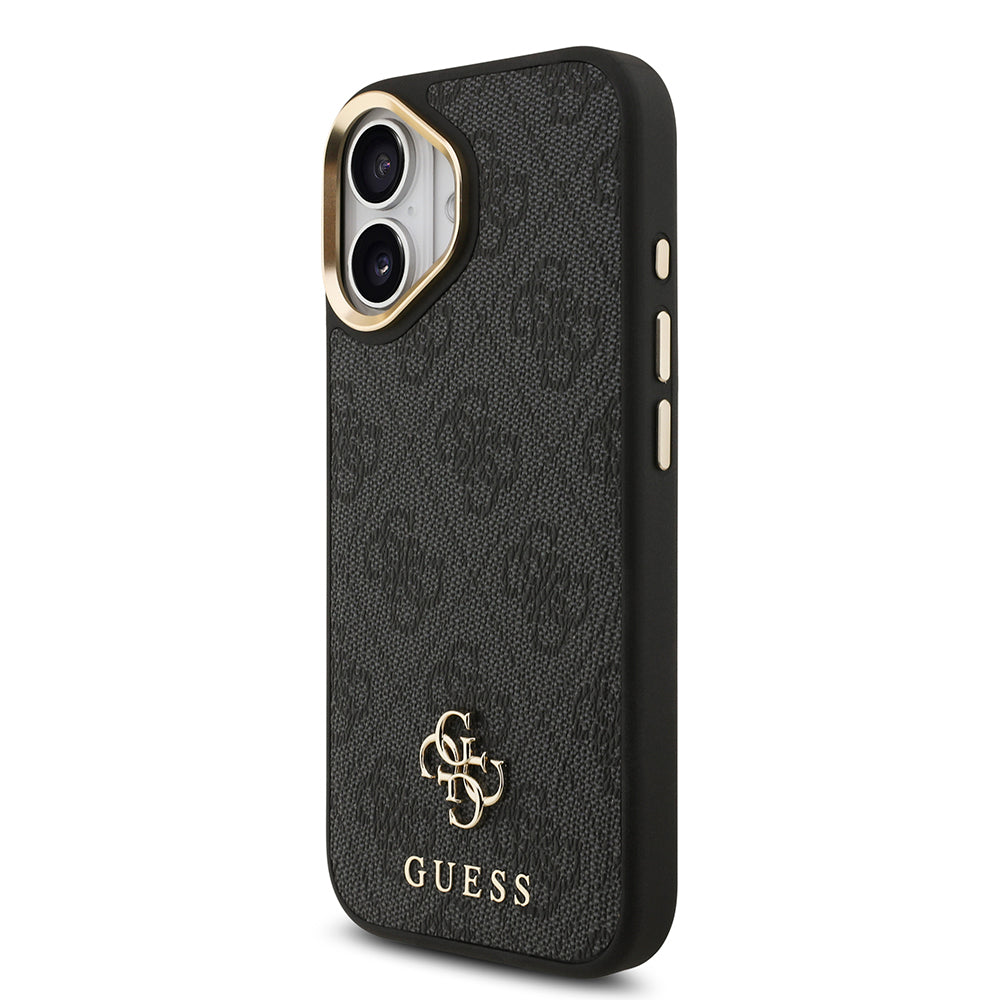 Apple iPhone 17 Guess Orjinal Lisanslı 4G ve Yazı Logolu Kılıf + Ekran Koruyucu + Lens Koruyucu 3in1 Aksesuar Seti