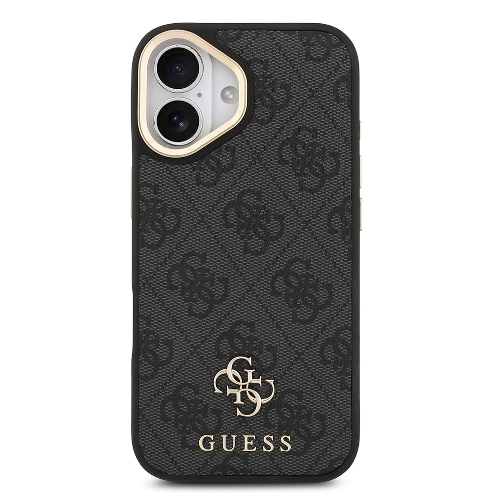 Apple iPhone 17 Guess Orjinal Lisanslı 4G ve Yazı Logolu Kılıf + Ekran Koruyucu + Lens Koruyucu 3in1 Aksesuar Seti