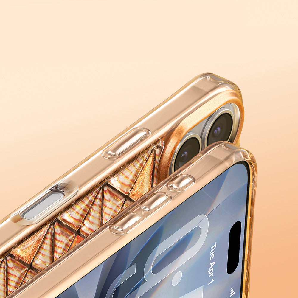Apple iPhone 17 Kılıf 3D Buz Blok Desenli Zore Paris Kairo TPU Kapak