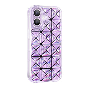 Apple iPhone 17 Kılıf 3D Buz Blok Desenli Zore Paris Kairo TPU Kapak