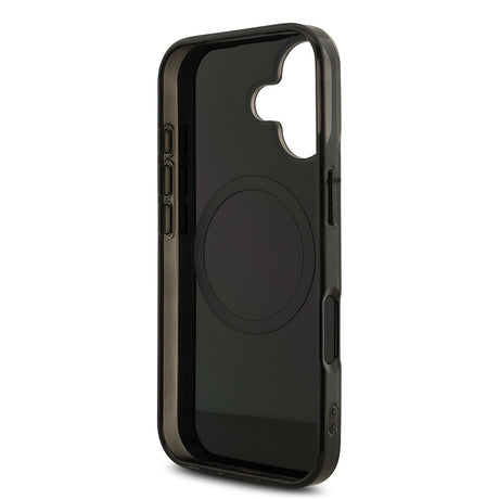 Apple iPhone 17 Kılıf AMG Orjinal Lisanslı Çift Katmanlı Büyük Logolu Petek Desenli Kapak