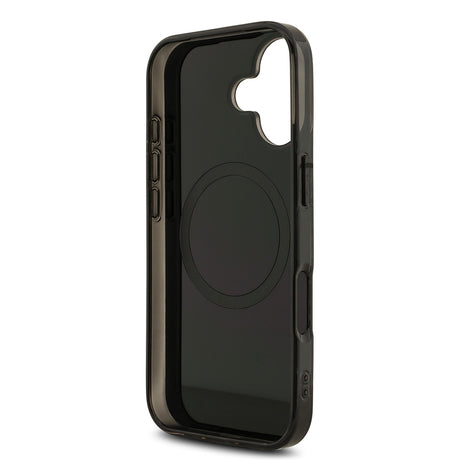Apple iPhone 17 Kılıf AMG Orjinal Lisanslı M-safe Şarj Özellikli Çift Katmanlı Kırmızı Çapraz Çizgili Kapak