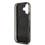Apple iPhone 17 Kılıf AMG Orjinal Lisanslı M-safe Şarj Özellikli IML Baskı Logolu Çift Katmanlı Bow Lines Kapak
